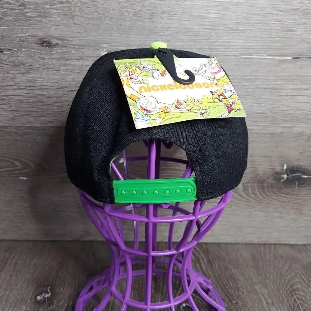 2018 Nickelodeon Rugrats Toddler Hat Cap Snapback Adjustable Black Embroidered